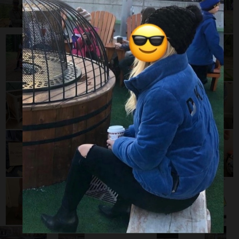 DKNY puffer jacket